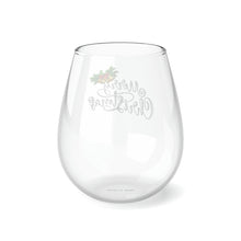 Load image into Gallery viewer, Merry Christmas Stemless Wine Glass, 11.75oz