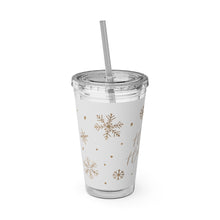 Load image into Gallery viewer, Happy Holidays Tumbler with Straw, 16oz
