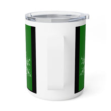 Load image into Gallery viewer, Green Merry Christmas Insulated Coffee Mug, 10oz