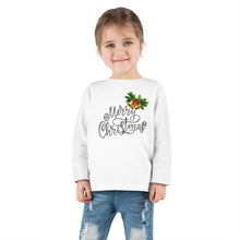 Load image into Gallery viewer, Merry Christmas Toddler Long Sleeve Tee