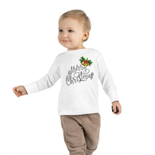 Load image into Gallery viewer, Merry Christmas Toddler Long Sleeve Tee