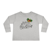Load image into Gallery viewer, Merry Christmas Toddler Long Sleeve Tee