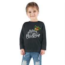 Load image into Gallery viewer, Merry Christmas Toddler Long Sleeve Tee