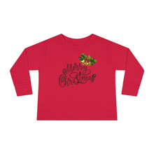 Load image into Gallery viewer, Merry Christmas Toddler Long Sleeve Tee