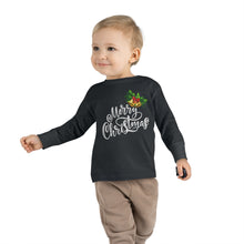 Load image into Gallery viewer, Merry Christmas Toddler Long Sleeve Tee