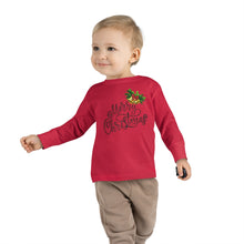 Load image into Gallery viewer, Merry Christmas Toddler Long Sleeve Tee