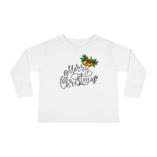 Load image into Gallery viewer, Merry Christmas Toddler Long Sleeve Tee