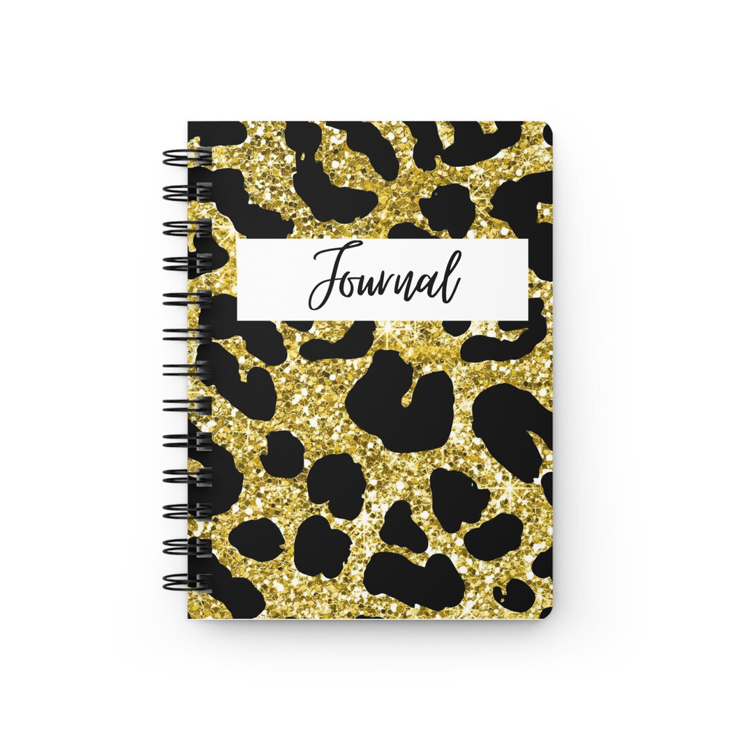 Animal Print Spiral Bound Journal