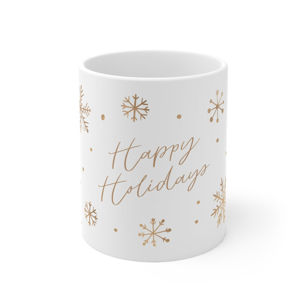 Happy Holidays Mug 11oz