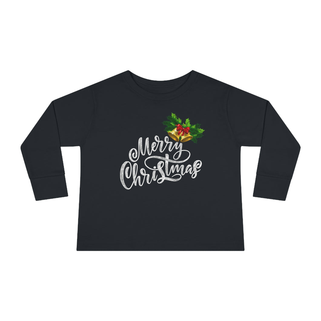 Merry Christmas Toddler Long Sleeve Tee