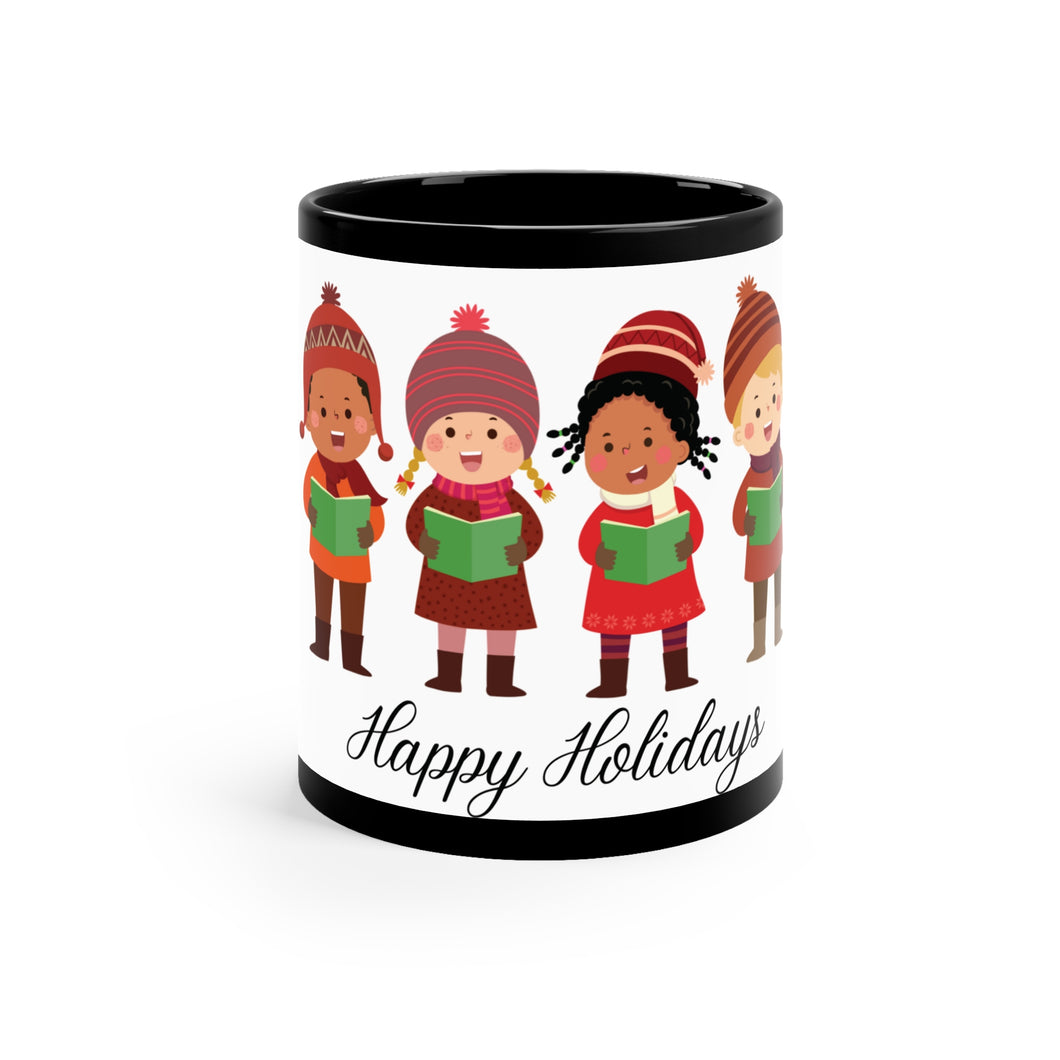 Happy holidays w/kids mug