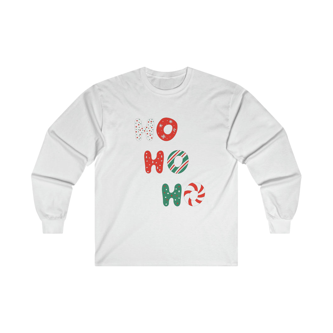 Ho Ho Ho Long Sleeve Tee