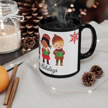 Load image into Gallery viewer, Happy holidays w/kids mug
