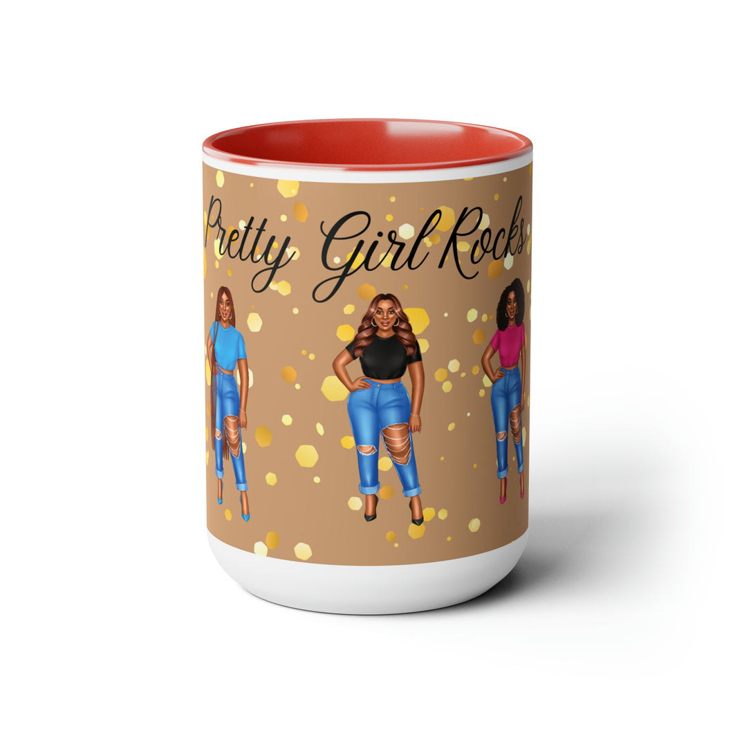 Pretty girl rocks Mug 15oz